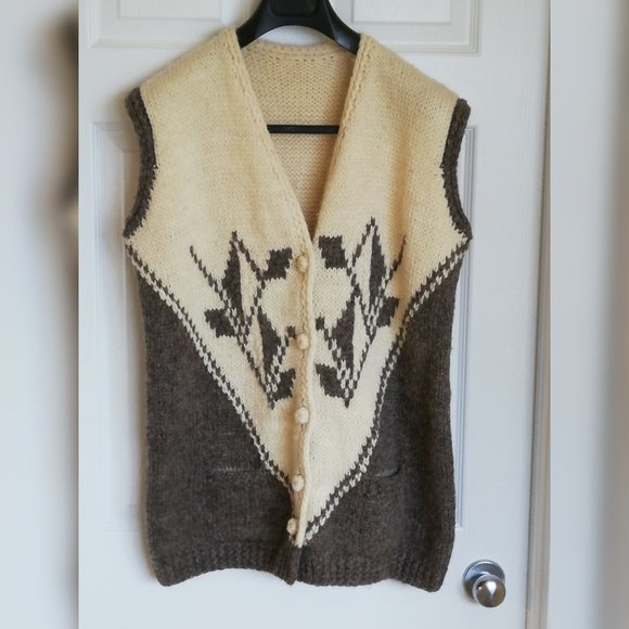 Hand Made Wool Vest - Picture 1 of 2